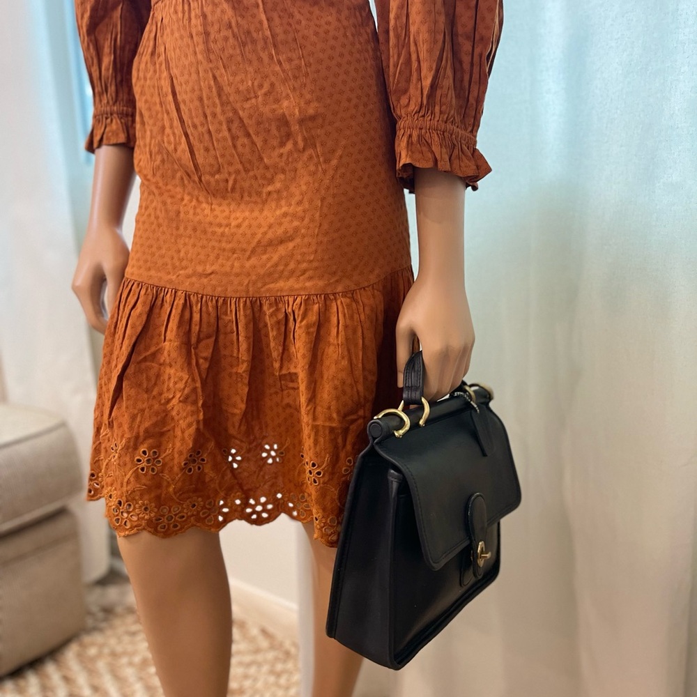 Universal Thread Orange Ruffled Tiered Sundress - image 5